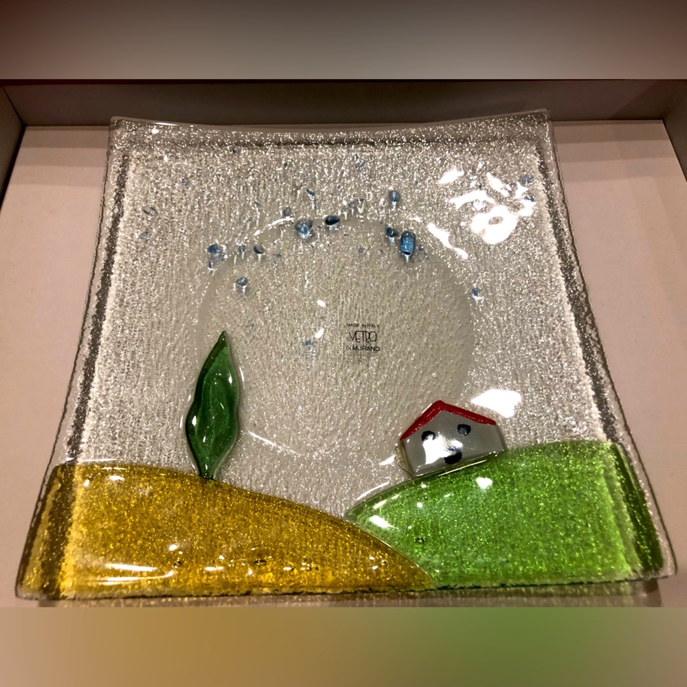 Murano Square Dish.